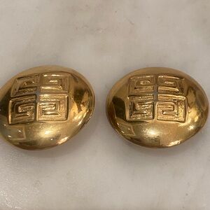Givenchy vintage G logo Clip-On Earrings